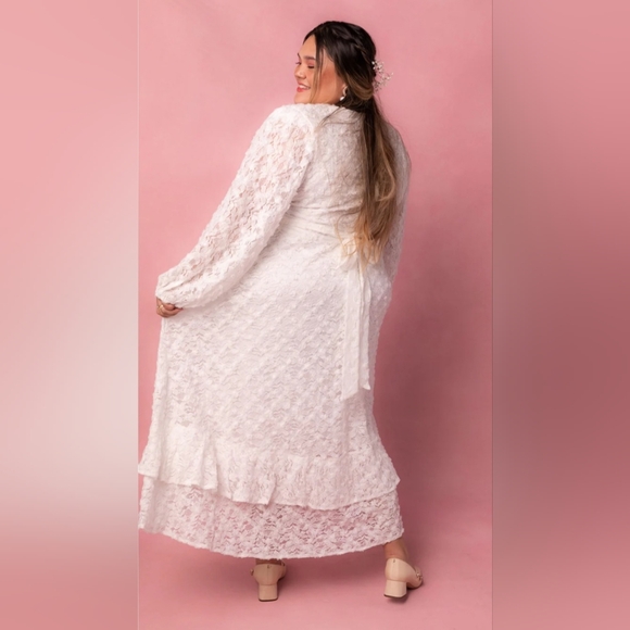 NWT Ivy City Be Mine White Lace Dress - Picture 3 of 14